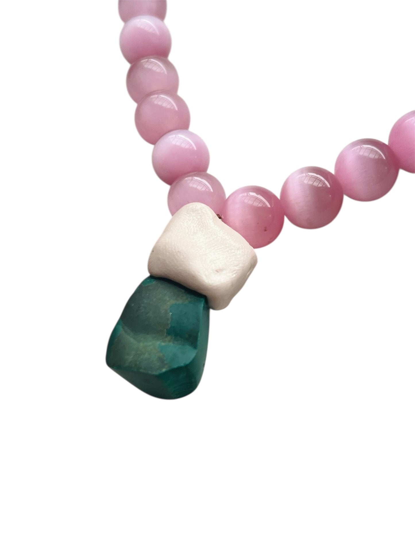 Malachit ásvány nyaklánc